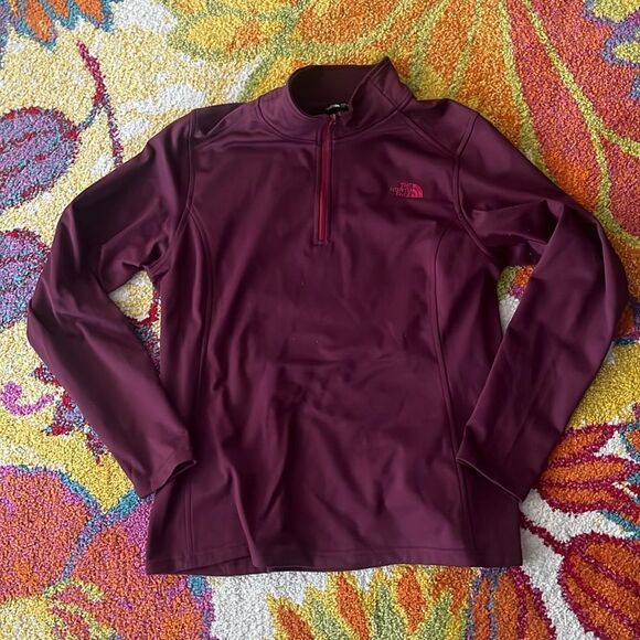 WOMENS LARGE QUARTER ZIP FLEECE THE NORTH FACE - Picture 3 of 6